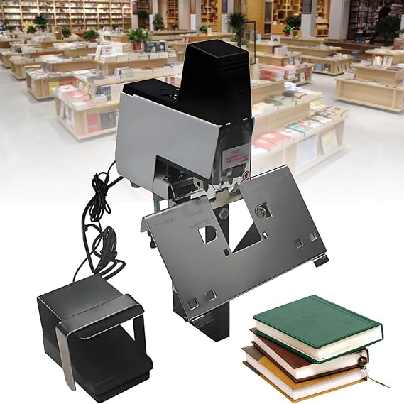Heavy Duty Stapler, Riding Stapler, Automatic Rapid Stapler Binder Machine 2-30 Sheets, Adjustable Thickness 100mm, Book Binding Machine for Offices, School,