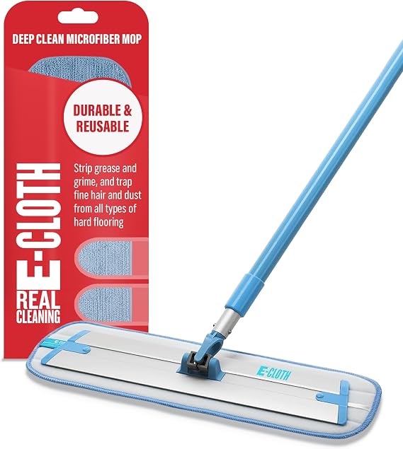 E-Cloth Deep Clean Mop for Home Cleaning, No Refills or Spray Needed