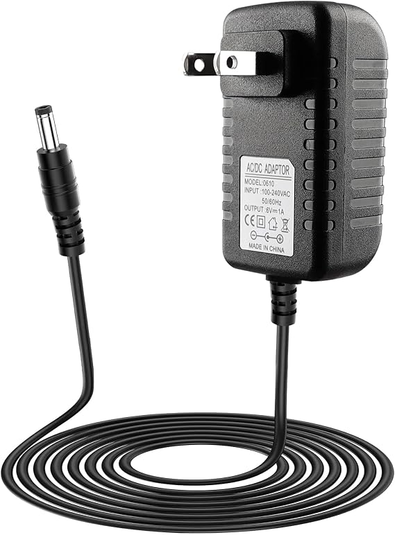 6V Battery Charger for Ride On Car Toys, 6 Volt Universal Ride On Car Charger for Mercedes-Benz, Ferrari, Dynacraft, Lamborghini, Flybar Bumper Car, Monster Jam Kids Riding Toy