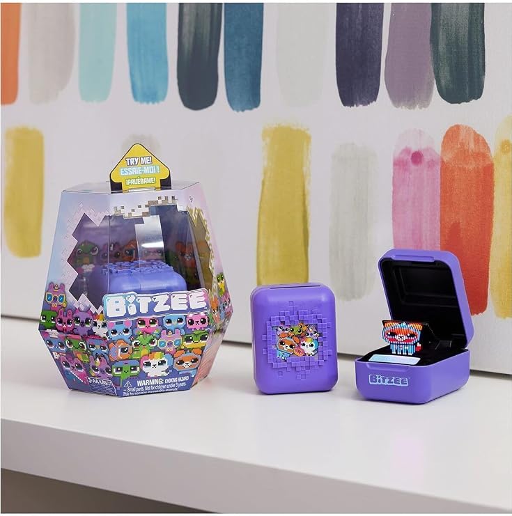 Bitzee Interactive Toy Digital Pet, Dijital Sanal Evcil Hayvan, Mavi, Kılıf Dahil