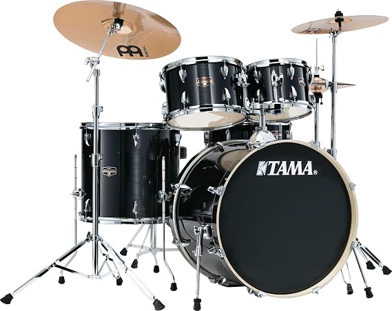 Tama IP52H6W-HBK Imperialstar 5-Piece Drum Kit (Hairline Black)