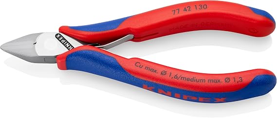 KNIPEX Electronics Diagonal Cutter 130 mm, 77 42 130