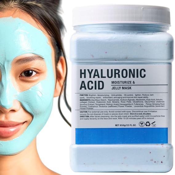Collagen Jelly Mask Jelly Mask for Facials & Vajacial, Mascarilla Hidroplastica Facial,Esthetician Supplies for All Skin Types (Hyaluronic Acid)