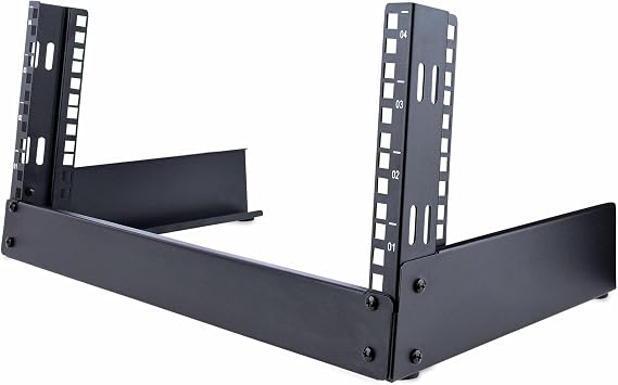 StarTech 4U 2-Post Desktop Open-Frame Server Rack, 19in, 88lb (RK4OD)
