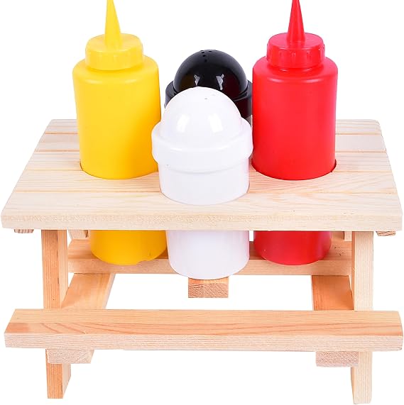 Picnic Table Condiment Holder