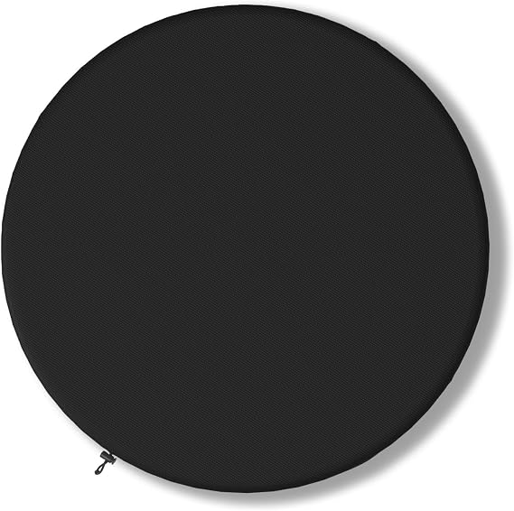 Dartboard Cover Outdoor Indoor Dartboard Protective Cover Waterproof Dustproof UV Resistant 24" D x 3" H Black