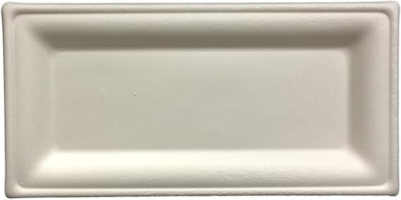 Primeware 10" x 5" Rectangle Plate (Case of 500) (4 x 125)