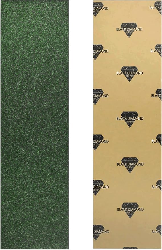 Black Diamond 9" x 33" Glitter Skateboard Grip Tape (Single Sheet)