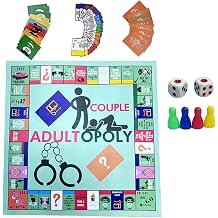 Monopoly Board Game for Couples for Adults Relationship Cards Interactive Bedroom Game with Dialogue Cards Funny Couples Game to Strengthen Connection and Communication