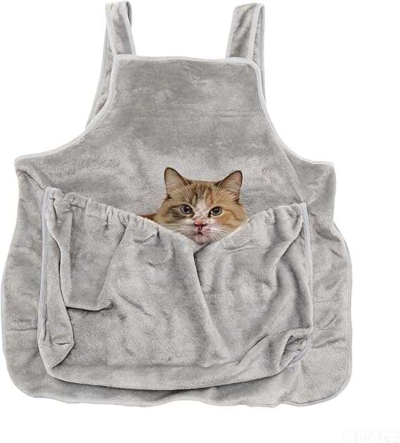 Cat Sling Carrier Hugging Apron for Pet | Soft Kitten Carrier Apron for Travel Home Hiking Walking Indoor Outdoor Daily Commuting