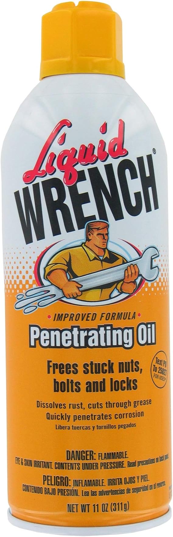 Liquid Wrench Penetrating Oil, 11 oz. Aerosol - Lot of 12