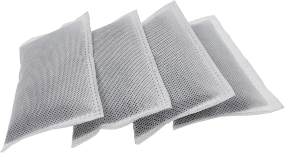 4 Pack Activated Charcoal Odor Absorbing Filter Refill Deodorizer