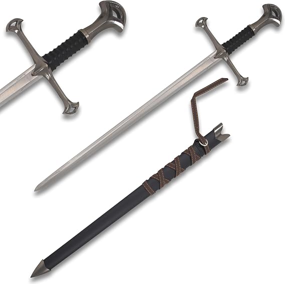 Medieval Warrior Templar Short Sword with Scabbard