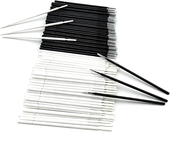 Micro Applicator Brushes for Makeup, 200pcs Disposable Mascara Wands, Micro Spoolies Brushes for Lashes, Eyelash Brushes for Eye Extension, Eyebrow, Makeup