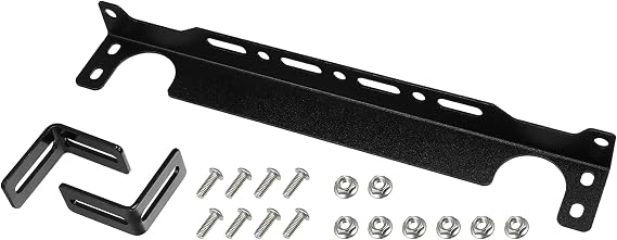 X AUTOHAUX Engine Oil Cooler Mounting Bracket Kit 330mm Aluminum Alloy