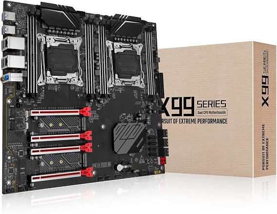 MACHINIST Dual CPU Motherboard X99-D8-MAX Intel LGA 2011-3, E-ATX Server