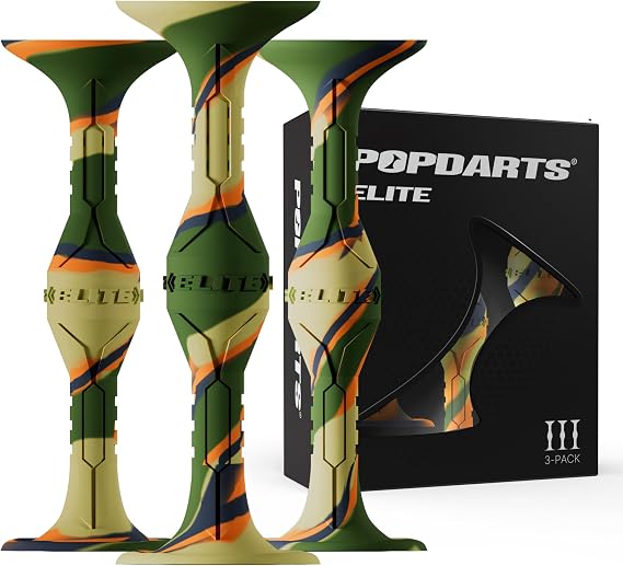Popdarts Elite Hunter Three Pack | Choose Your Colorway, Larger & Heavier Design, Ultimate Precision & Control, American Popdarts League Tournament Approved