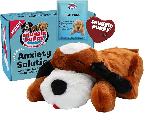 SmartPetLove Puppy Cuddle Toy for Behavioral Problems Brown & White