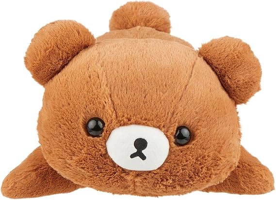 Rilakkuma Chairoikoguma San-X Original Laydown Huggable Series Plush