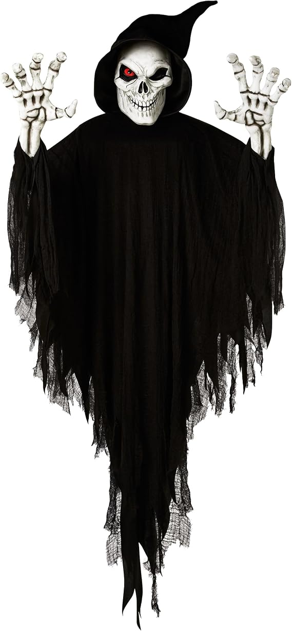 Spirit Halloween Jack the Reaper Hanging Prop, Multicolor