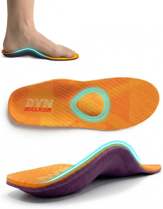 DynWalker Arch Support Insoles for Flat Feet & Plantar Fasciitis L