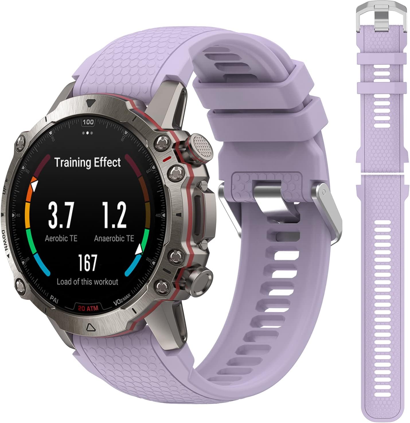 Miimall Compatible with Amazfit Falcon Watch Bands 22mm for Women Men, No Gap Silicone Amazfit Falcon Watch Strap, Quick Fit Adjustable Replacement Wristbands for Amazfit Falcon Smartwatch