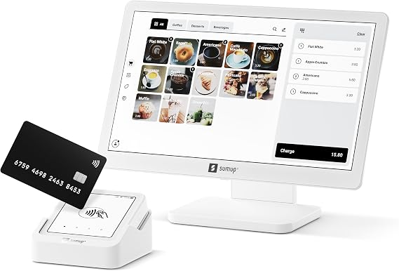 SumUp Point of Sale Lite Payment Terminal/Register + SumUp Solo Credit Card Reader – 13” Full HD Touchscreen, Speedy Set Up, Fast & Flexible Checkout, No Contracts and now with End-of-Day Z Reports