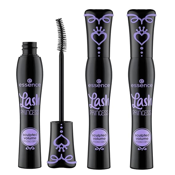 essence Lash Princess Sculpted Volume Mascara, Black (Pack of 3)
