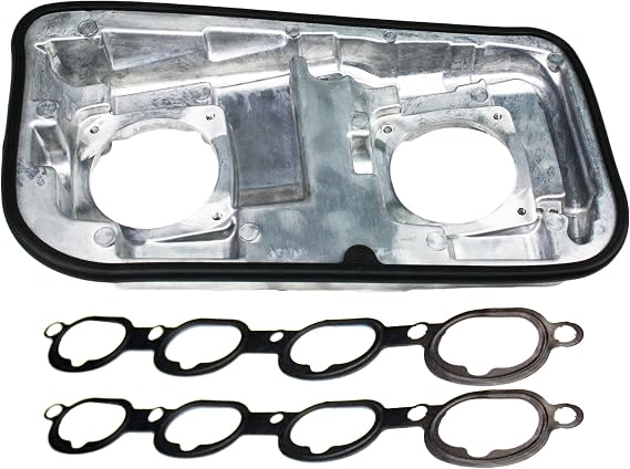 M156-A105-ADFU - RMT New Front and Rear Intake Manifold Center Plate for Mercedes Benz C63 AMG 2008-2015, Mercedes Benz CL63 AMG 2008-2010, Mercedes Benz CLK63 AMG 2007-2009