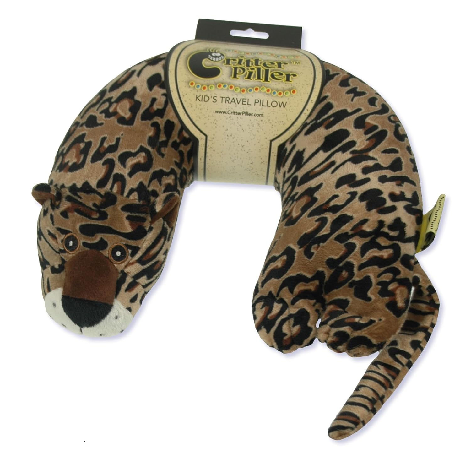 Kids Travel Buddy and Comfort Pillow, Leopard