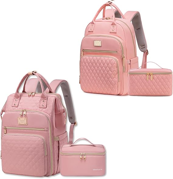 Laptop Backpack With Lunch Box 2 Pack