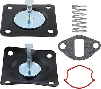 Carbhub 230675 Fuel Pump Rebuild Kit with Spring for Kohler Onan Tractor Generator K301 K321 K341 K181 K161 Engine Replaces 230675