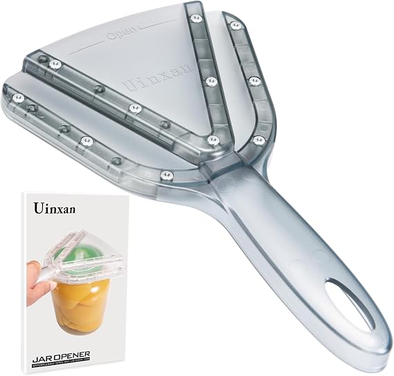 Uinxan Patented Jar Opener, Ideal for Weak Hands & Seniors with Arthritis