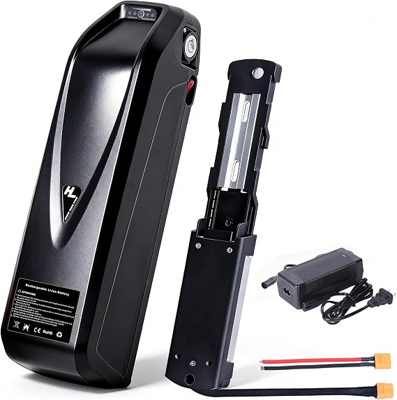 48V 52V Ebike Battery,13Ah 20Ah 25AH Battery, with 20A BMS for Electric Bicycles,E-Motorcycles (200-2000W) Motors, Includes Safe Lock, Led Indicator Light, USB Output&Base (48V 25AH)