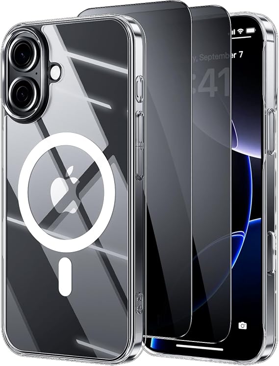 X-level for iPhone 16 Clear Case, Compatible with MagSafe