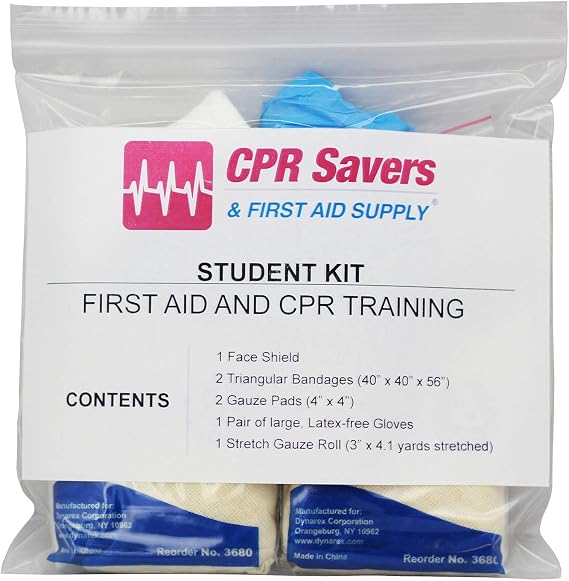 CPR Savers 7-Piece First Aid and CPR Training Kit (1)