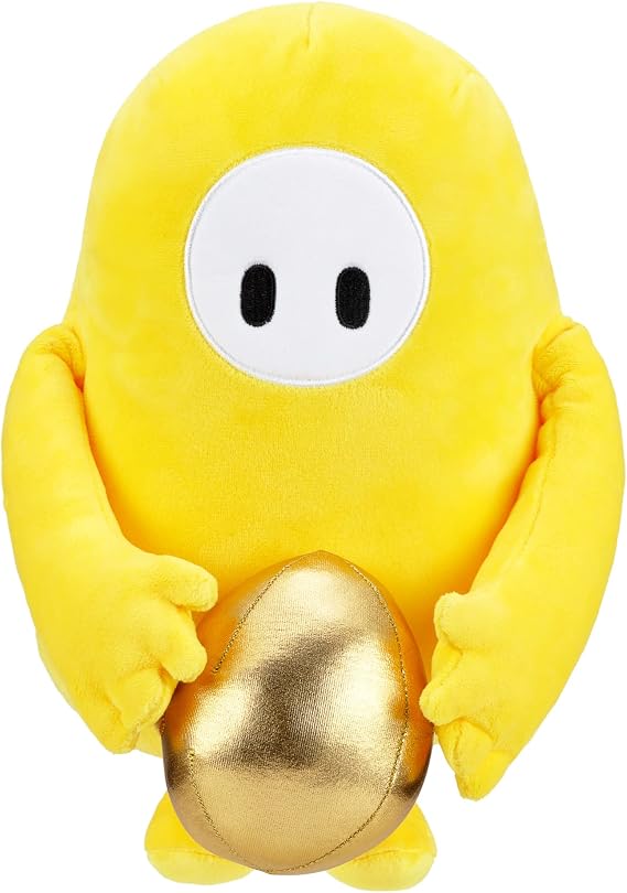 Fall Guys: Ultimate Knockout Original Yellow Official Collectible Character 30cm Medium Plush Soft Toy