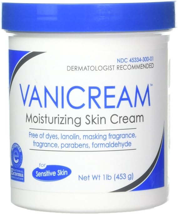 Vanicream Moisturizing Skin Cream for Sensitive Skin, 16 Oz
