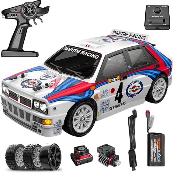 MJX Hyper Go 14302 Brushless RC Car, 1:14 4WD Drift/Rally Truck, 55KM/H High Speed RC Truck For Adults, 4X4 Remote Control Car Brushless, 1/14 Scale 4WD RC For Adults With Extra Tires, Gifts For Teens