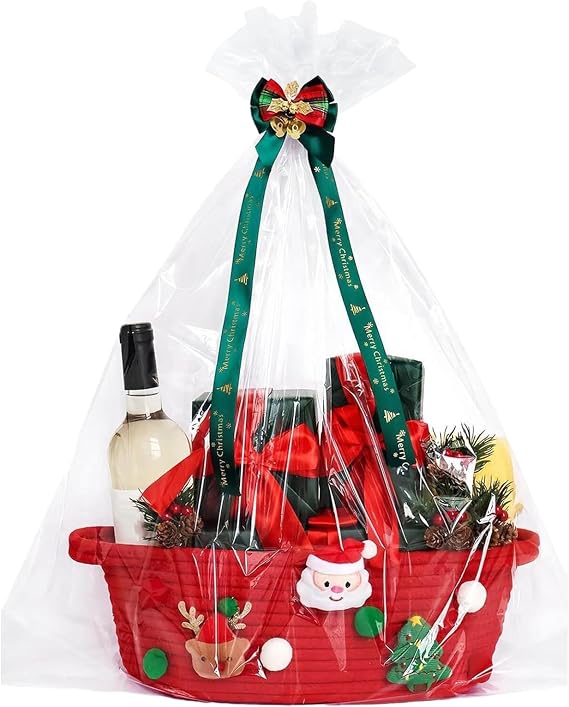 Christmas Baskets Decorative Basket Present for Women Men