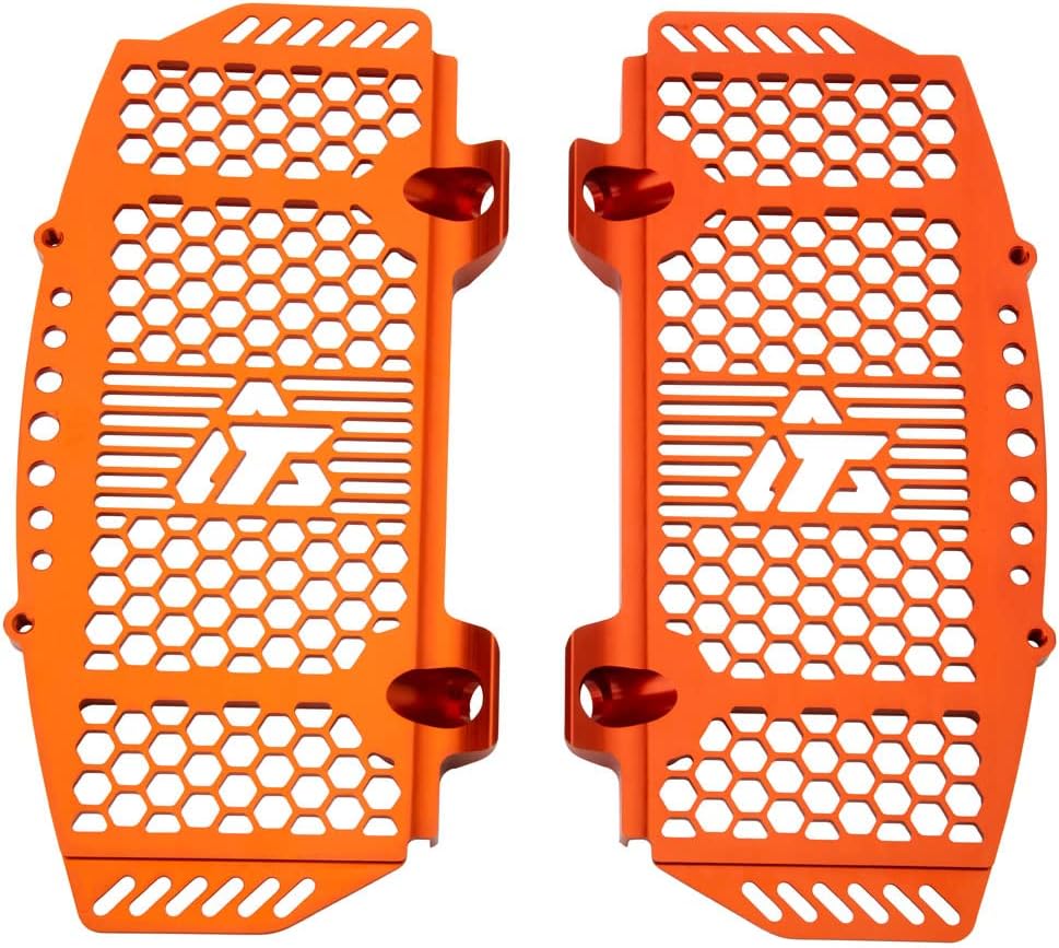 TUSK Billet Radiator Guards Orange for KTM 500 EXC-F 2017-2023