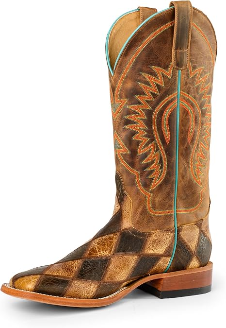 Horsepower Crazy Train Patchwork Boot (HP1053)