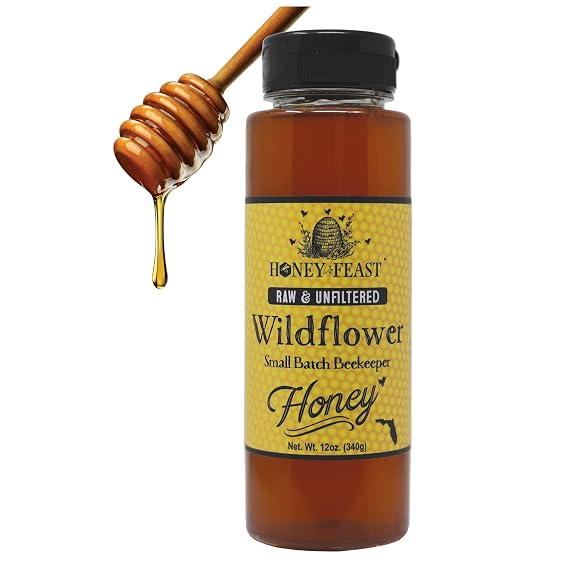 Honey Feast, Honey Wild Flower, 12 Ounce