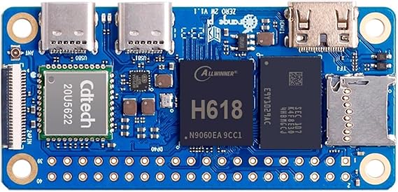 Orange Pi Zero 2W 4GB Ram LPDDR4 Allwinner H618 Quad-core Cortex-A53 Processor with 16MB SPI Flash Support 4K Display Run Android Ubuntu (SingleBoard)