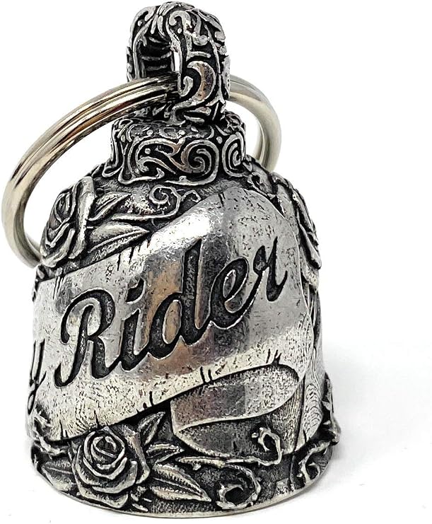 Bravo Bells Lady Rider Bell - Biker Bell Accessory or Key Chain for Good Luck on The Road