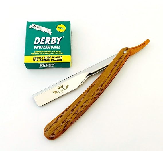 Navaja Straight Barber Shaving Diseno de la maquinilla de afeitar Cuchillas