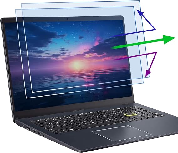 2 Pack 16 Inch 16:10 Anti Blue Light Laptop Screen Protector, Reduce Eye Strain Anti Glare Screen Protector for 16 with 1920x1200 Resolution Laptops, Not for 16.1''