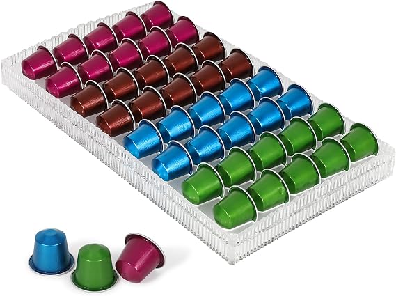 Coffee Pod Holder Drawer Nespresso Coffee Pods Storage Drawer Nespresso Coffee Capsules Drawer Organizer (clear)