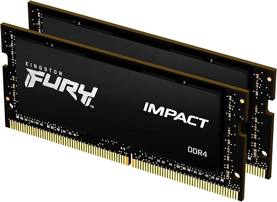 Kingston Kingston FURY DDR4 2666MT/s 16GB×2 for Notebook PC Kingston FURY Impact CL16 1.2V Unbuffered SODIMM KF426S16IBK2/32 Product