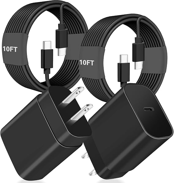 Samsung Super Fast Charger,25W Samsung Charger Fast Charging Block,2Pack Type C Android Phone Charger,USB C Cable for Samsung Galaxy S26 Ultra/S26+/S25/S24 FE/S23/S22/A14/A54/Z Fold 8/7/6,Z Flip 8/7/6